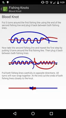 Fishing Knots android App screenshot 0