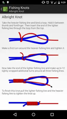 Fishing Knots android App screenshot 1