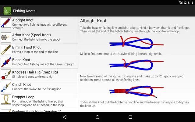 Fishing Knots android App screenshot 4