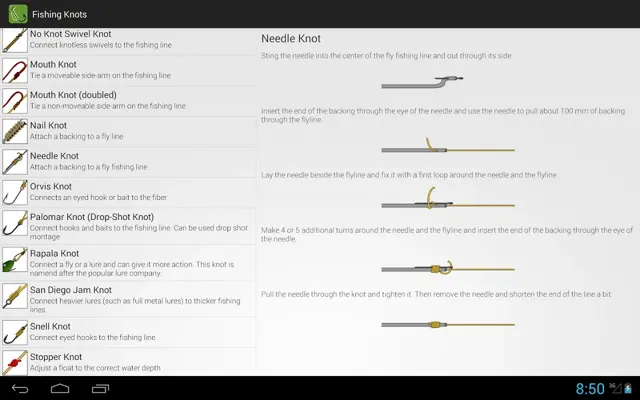 Fishing Knots android App screenshot 5